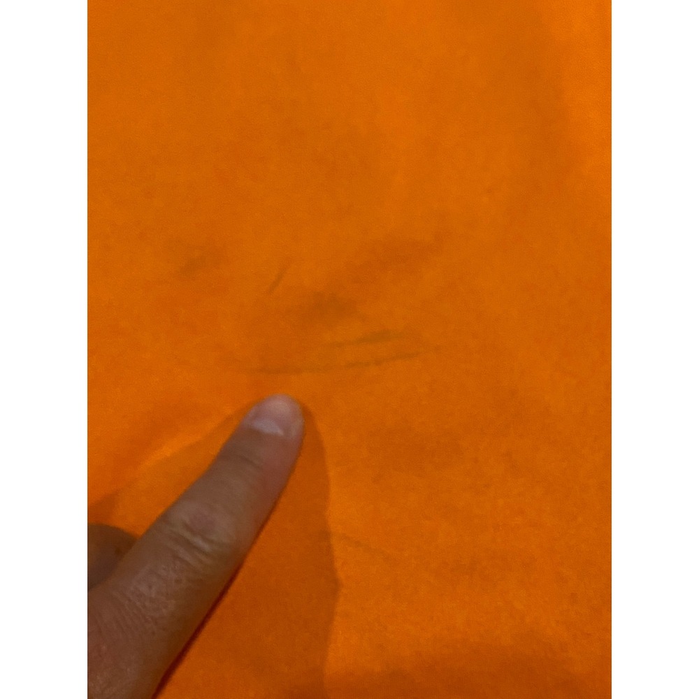 Crocs Relaxed Technology Mens Orange Quarter Zip Windbreaker Jacket Large L - Picture 10 of 10